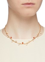 Thumbnail for your product : EJING ZHANG 'Klint' pearl station link chain necklace