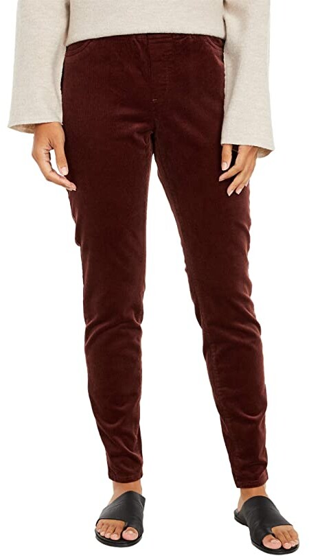 dark brown skinny pants