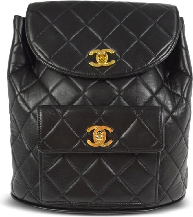 Pre-owned Chanel Women's Black Backpacks