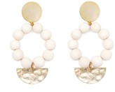 Thumbnail for your product : Soli & Sun The Angie White Bead Statement Earrings