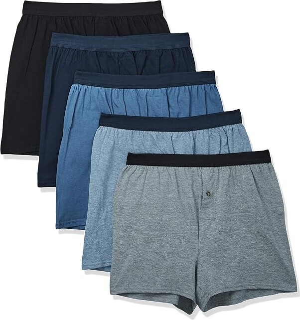 Hanes Men's Comfortsoft Boxer with Comfort Flex Waistband (Assorted - 5 Pack)  Men's Underwear - ShopStyle