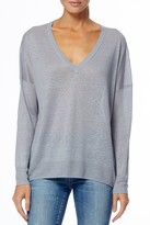 Thumbnail for your product : 360 Cashmere Misha Linen V-Neck Sweater