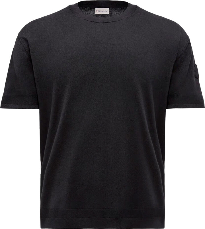Moncler Silk & Cotton Knit T-Shirt