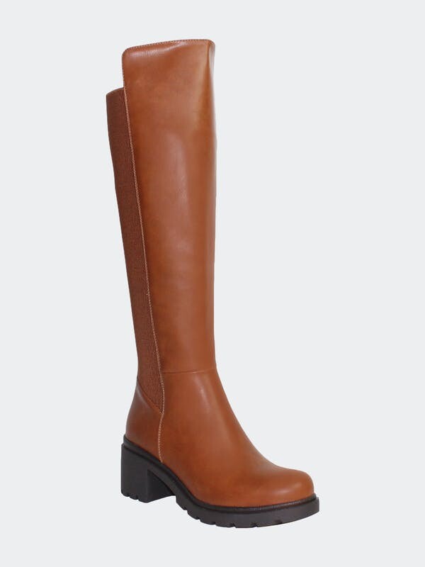 مهم احتيال خيار  Chunky Heel Knee High Boots | Shop the world's largest collection of  fashion | ShopStyle