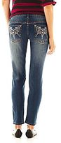 Thumbnail for your product : JCPenney Tala Maternity Bling Butterfly Skinny Jeans