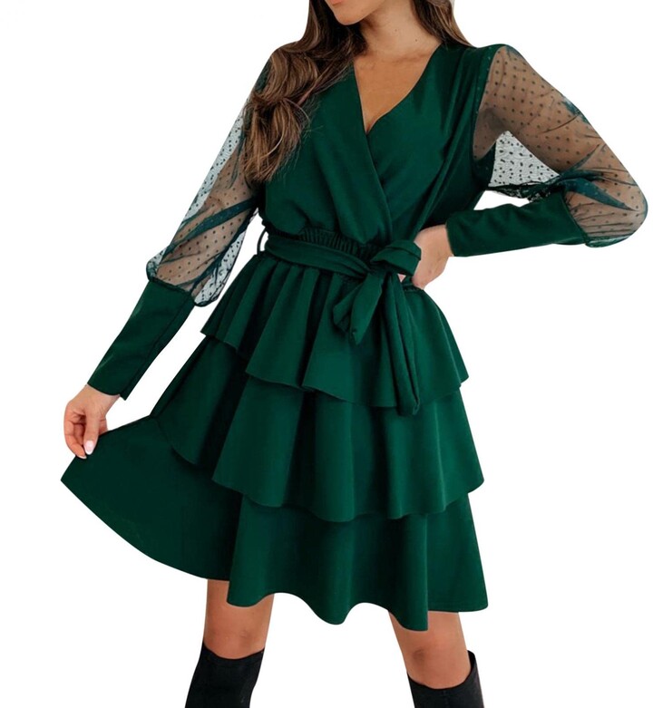 simple chiffon long frocks