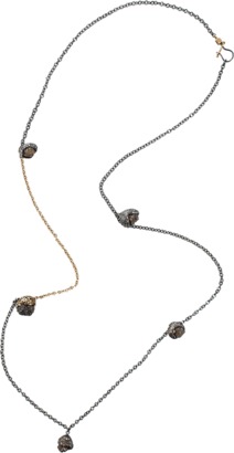 Todd Reed Raw Diamond Five Station Necklace