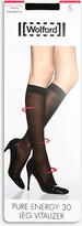 Thumbnail for your product : Wolford Pure Energy 30 leg vitalizer knee-high socks, Women's, Size: S, Black