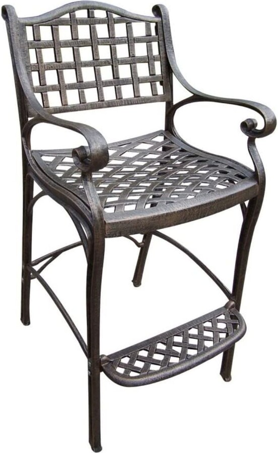 Outdoor Living and Style Elite Cast Aluminum Bar Stool ShopStyle