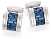Thumbnail for your product : Tateossian Crystal Interlock Cuff Links
