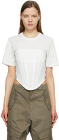 Thumbnail for your product : Dion Lee White Jersey Corset T-Shirt