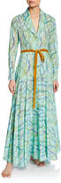 Thumbnail for your product : La Costa Del Algodon Severine Floral-Print Long Robe