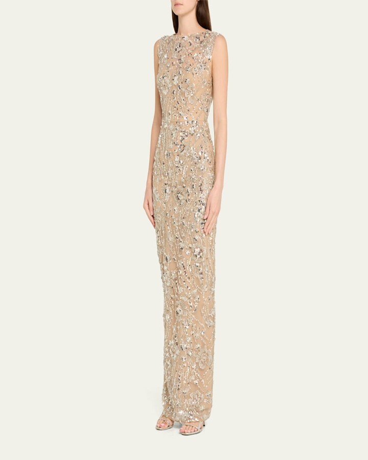Embroidered Sequin Dress ShopStyle
