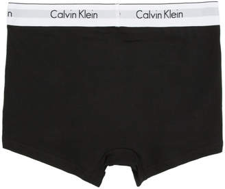 Calvin Klein Underwear Two-Pack Black Low-Rise Boxer Briefs