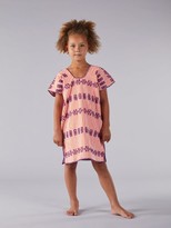 Thumbnail for your product : Pippa Holt Kids - No. 15 Embroidered Kaftan - Orange Multi