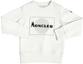 Thumbnail for your product : Moncler Rubberized Logo Cotton Sweatshirt