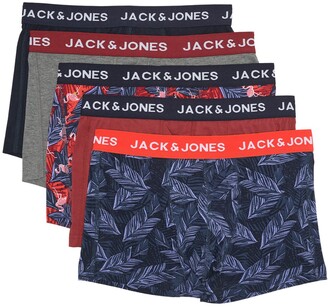Jack and Jones 5-Pack Summer Print Trunks - ShopStyle Boxers