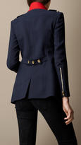 Thumbnail for your product : Burberry Metal Trim Military Blazer