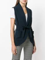 Thumbnail for your product : Armani Exchange belted sleeveless jacket