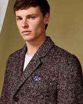 Thumbnail for your product : Ted Baker RICH Herringbone boucle wool-blend coat