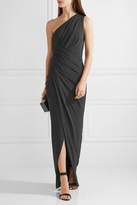 Thumbnail for your product : Michael Kors Collection One-Shoulder Draped Stretch-Jersey Gown