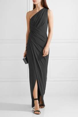 Michael Kors Collection One-Shoulder Draped Stretch-Jersey Gown