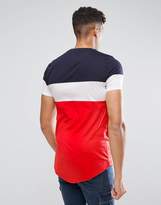 Thumbnail for your product : Le Breve Tall Colour Block T-Shirt