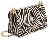 Thumbnail for your product : Miu Miu Zebra-Print Calf Hair Crossbody Bag
