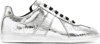 Solid Silver Sneakers Mens – Swagg Splash