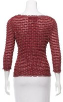 Thumbnail for your product : Christian Lacroix Metallic Knit Top