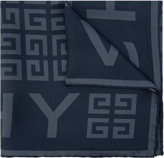 Givenchy 4G Monogram Silk Square Scarf