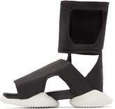 Thumbnail for your product : Rick Owens Black and White Cargo Sandals