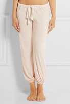 Thumbnail for your product : Eberjey Heather cropped jersey pajama pants