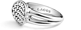 Lagos Signature Caviar Horizontal Eclipse Ring