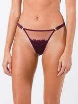 Thumbnail for your product : Fleur of England embroidered thong