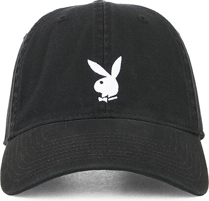 Playboy Adjustable Rabbit Head Logo Hat
