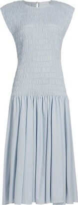 Merlette New York Stijl Cotton Midi-Dress
