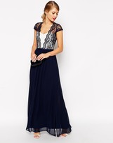 Thumbnail for your product : ASOS Scalloped Lace Maxi Dress