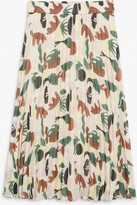 Thumbnail for your product : Monki Pleated midi skirt