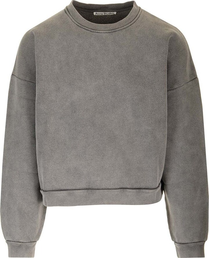 Acne Studios Fester U Garment-Dyed Cotton-Jersey Sweatshirt