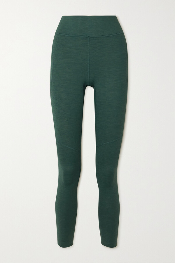 Outdoor Voices Techsweat Stretch Leggings - Green - ShopStyle