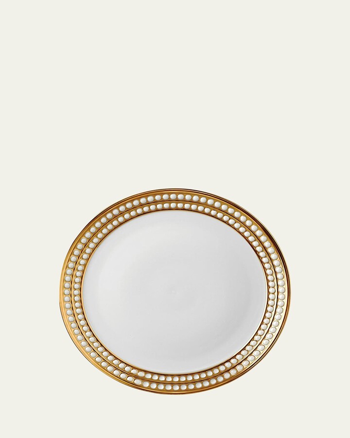 L'OBJET Perlee Gold Dinner Plate