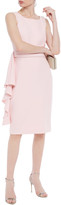 Thumbnail for your product : Badgley Mischka Draped Stretch-crepe Dress