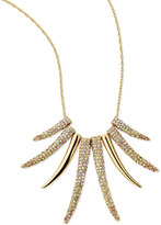 Thumbnail for your product : Sequin Pave Horn Gradient Long Necklace, Gold