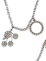 Thumbnail for your product : Alexander McQueen Mother Of Pearl, Faux Pearl & Enamel Multistrand Necklace
