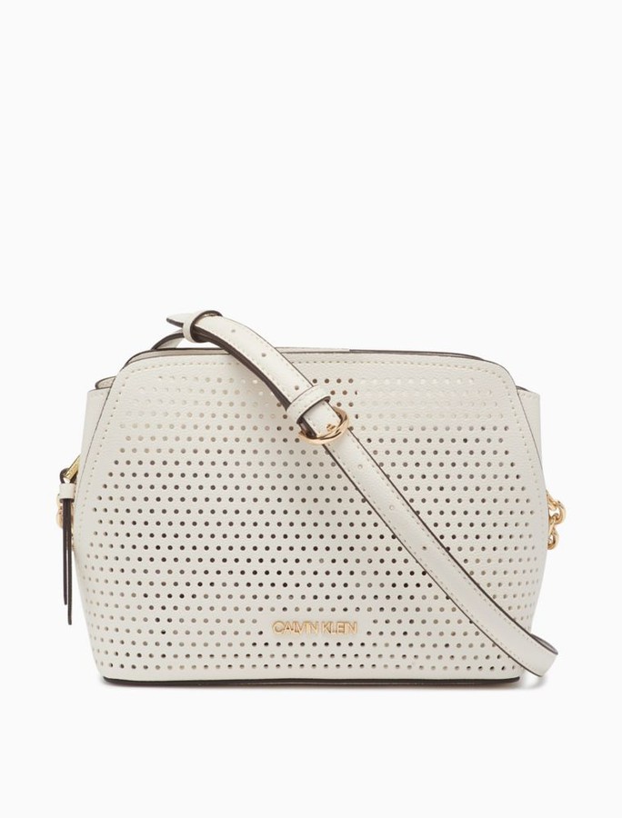 Calvin Klein Hailey Perforated Crossbody Bag ShopStyle