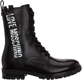 moschino boots women's