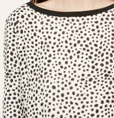 Thumbnail for your product : LOFT Blurred Animal Spot Blouse