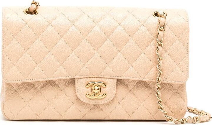 Chanel Pre Owned 2014 medium Double Flap shoulder bag - ShopStyle