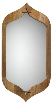 Jamie Young Jasmine Wall Mirror - Natural/Brass Brown